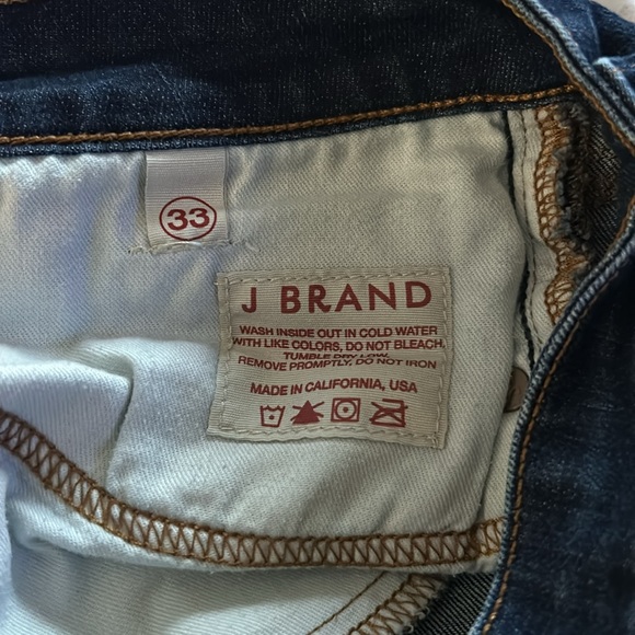 Women’s J Brand Jeans Pure Style Size 33 - Curvy Boot Cut - Picture 4 of 4